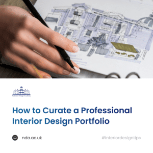 presentation drawing in interior design